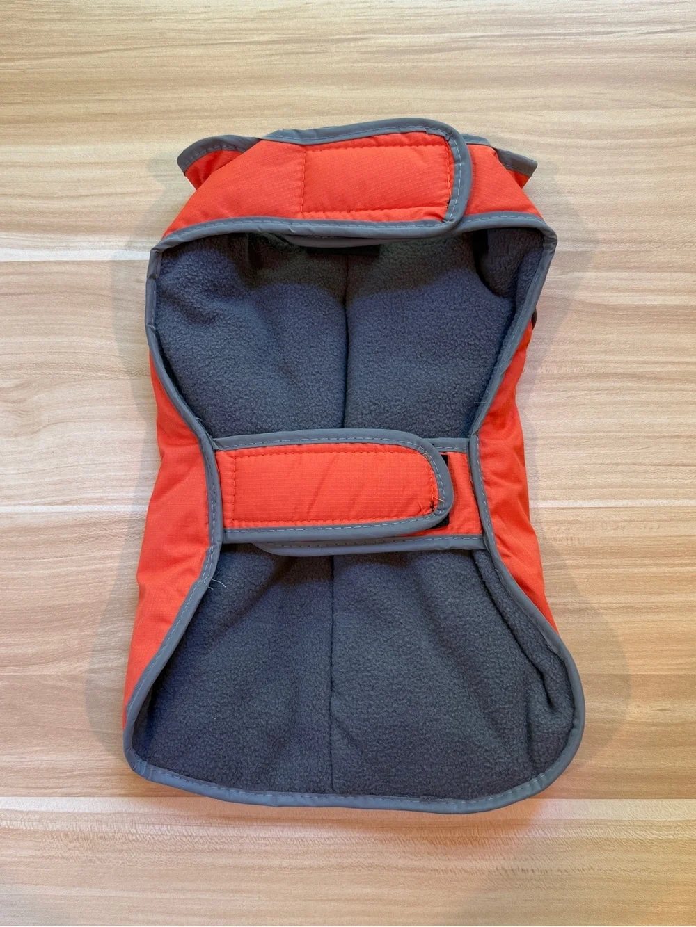 Eddie Bauer Bright Orange Dog Jacket, Size Small